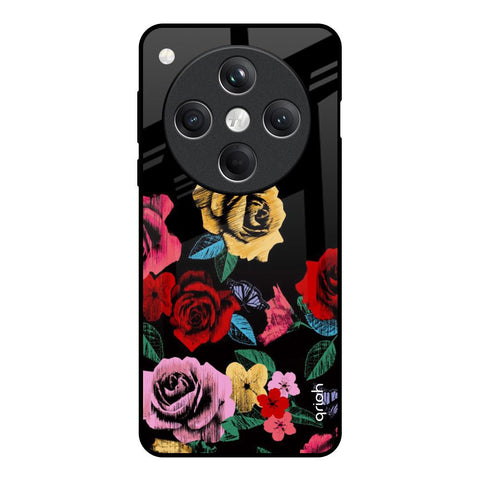 Floral Decorative Oppo Find X8 5G Glass Back Cover Online