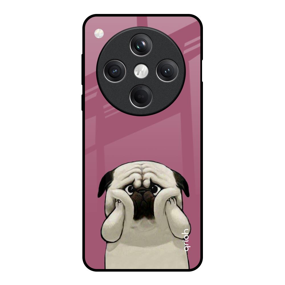 Funny Pug Face Oppo Find X8 5G Glass Back Cover Online