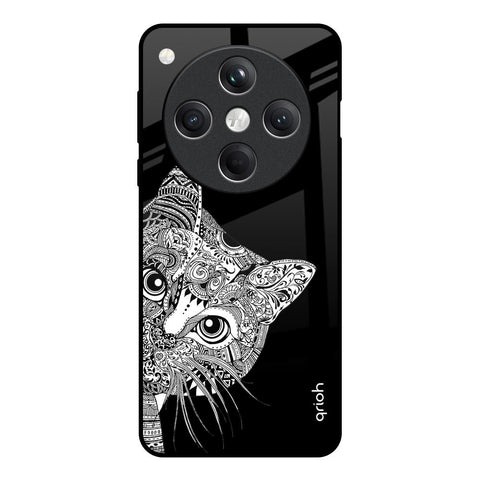 Kitten Mandala Oppo Find X8 5G Glass Back Cover Online