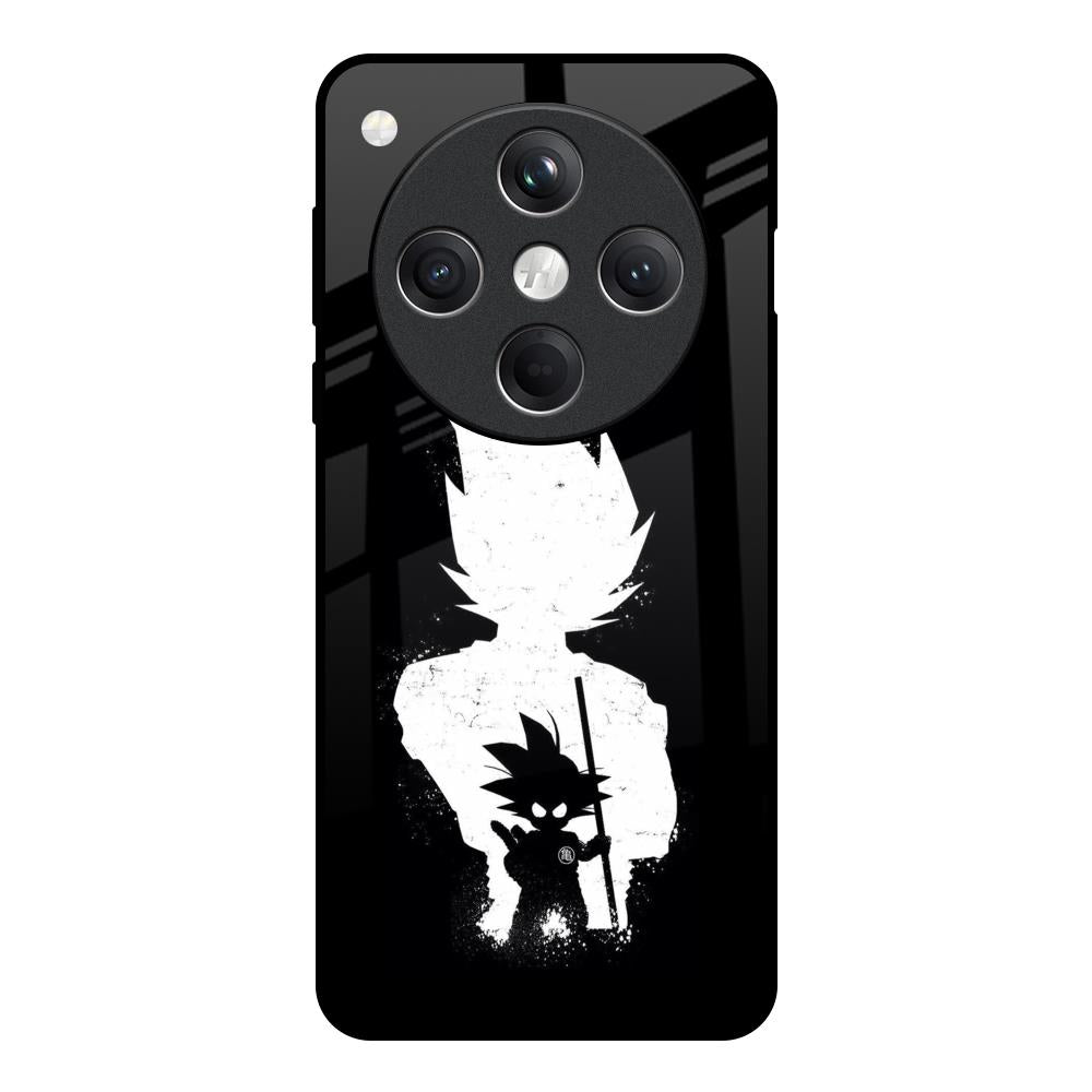 Monochrome Goku Oppo Find X8 5G Glass Back Cover Online