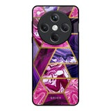 Electroplated Geometric Marble Oppo Find X8 5G Glass Back Cover Online