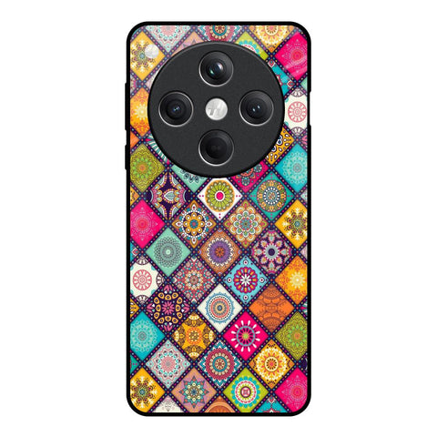 Multicolor Mandala Oppo Find X8 5G Glass Back Cover Online
