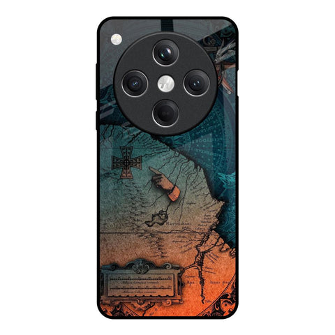Geographical Map Oppo Find X8 5G Glass Back Cover Online