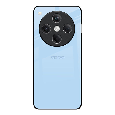 Pastel Sky Blue Oppo Find X8 5G Glass Back Cover Online