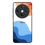 Wavy Color Pattern Oppo Find X8 5G Glass Back Cover Online