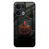Lord Hanuman Animated Oppo Reno13 Pro 5G Glass Back Cover Online