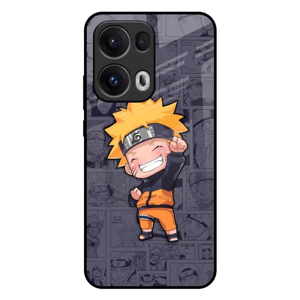 Orange Chubby Oppo Reno13 Pro 5G Glass Back Cover Online