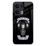 Touch Me & You Die Oppo Reno13 Pro 5G Glass Back Cover Online