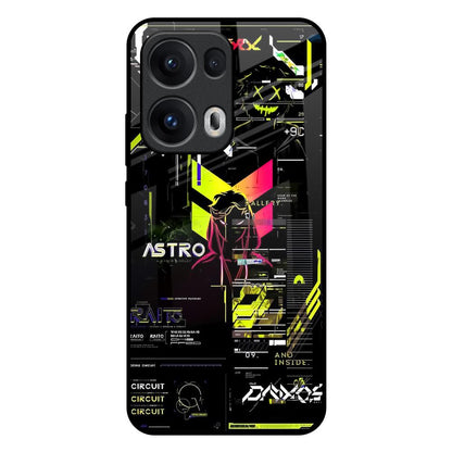 Astro Glitch Oppo Reno13 Pro 5G Glass Back Cover Online