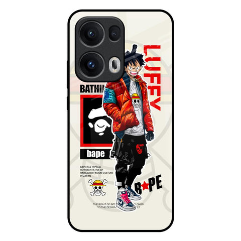 Bape Luffy Oppo Reno13 Pro 5G Glass Back Cover Online