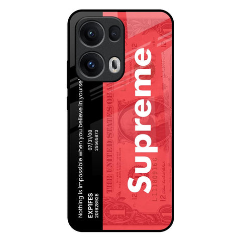 Supreme Ticket Oppo Reno13 Pro 5G Glass Back Cover Online