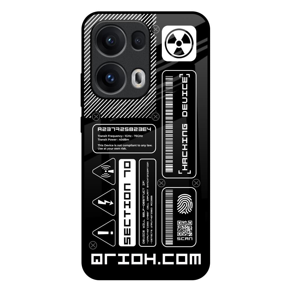 Futuristic Art Oppo Reno13 Pro 5G Glass Back Cover Online