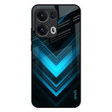 Vertical Blue Arrow Oppo Reno13 Pro 5G Glass Back Cover Online