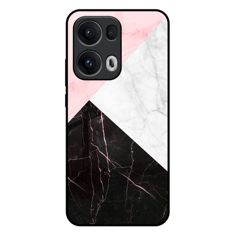 Marble Collage Art Oppo Reno13 Pro 5G Glass Back Cover Online