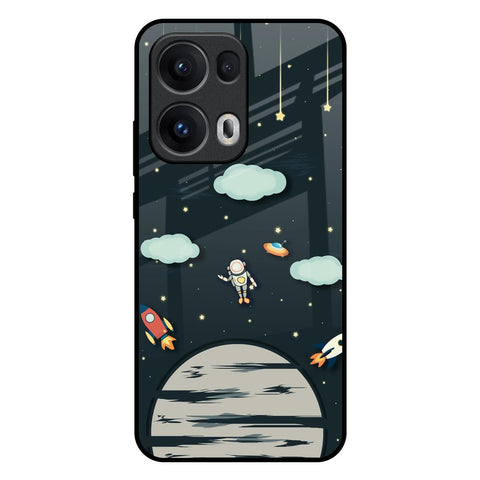 Astronaut Dream Oppo Reno13 Pro 5G Glass Back Cover Online