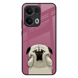 Funny Pug Face Oppo Reno13 Pro 5G Glass Back Cover Online