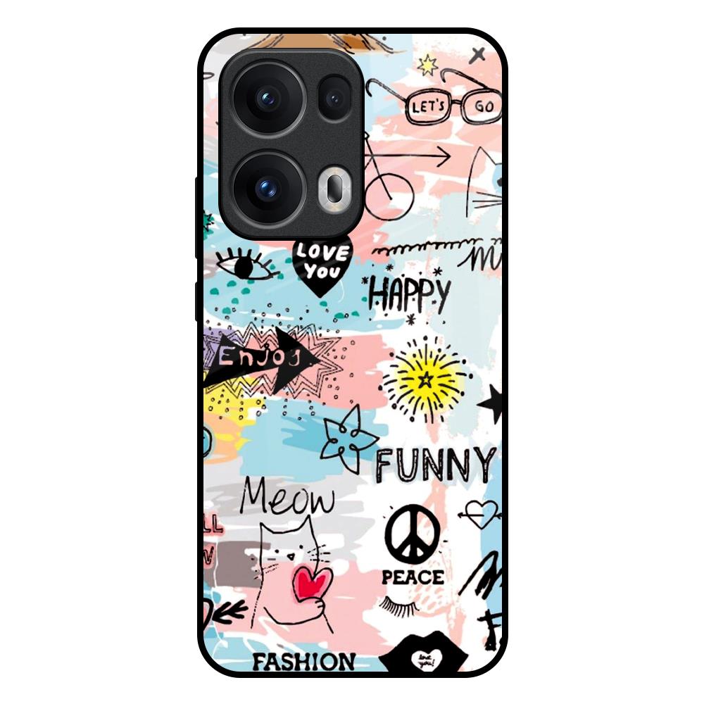 Just For You Oppo Reno13 Pro 5G Glass Back Cover Online