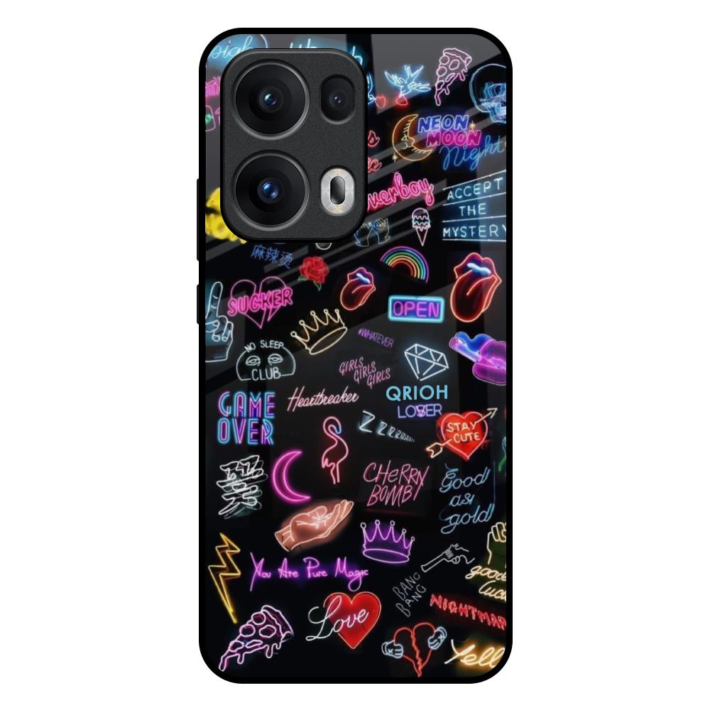 Accept The Mystery Oppo Reno13 Pro 5G Glass Back Cover Online