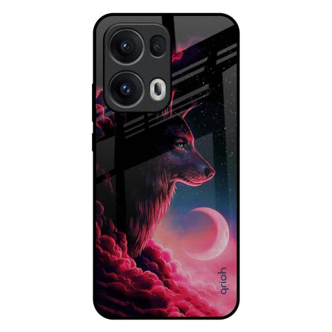 Moon Wolf Oppo Reno13 Pro 5G Glass Back Cover Online