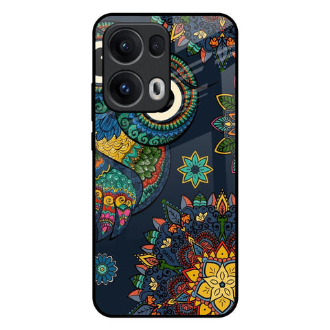 Owl Art Oppo Reno13 Pro 5G Glass Back Cover Online