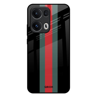 Vertical Stripes Oppo Reno13 Pro 5G Glass Back Cover Online