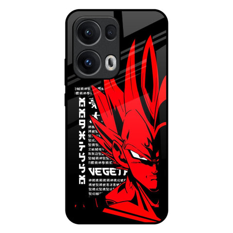 Red Vegeta Oppo Reno13 Pro 5G Glass Back Cover Online