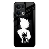 Monochrome Goku Oppo Reno13 Pro 5G Glass Back Cover Online