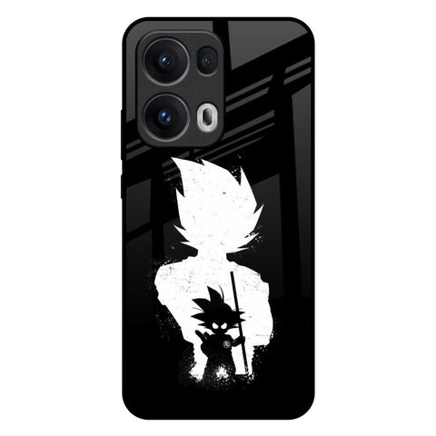 Monochrome Goku Oppo Reno13 Pro 5G Glass Back Cover Online