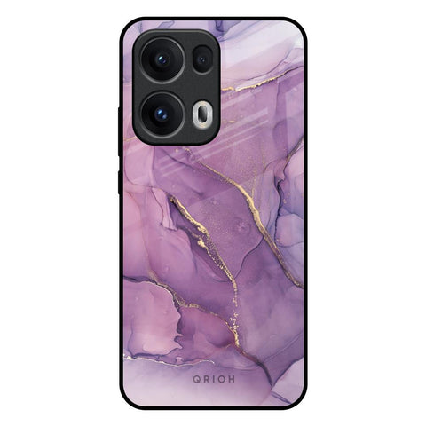 Purple Gold Marble Oppo Reno13 Pro 5G Glass Back Cover Online