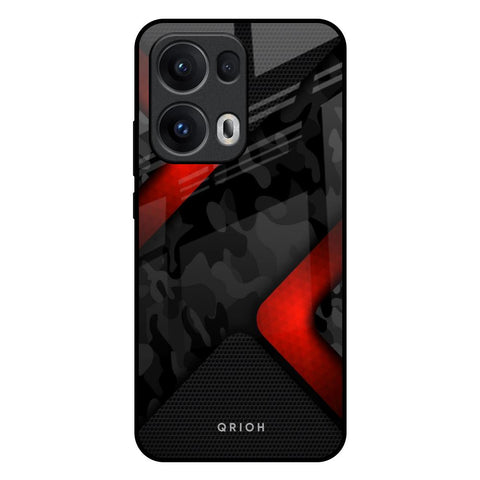 Modern Camo Abstract Oppo Reno13 Pro 5G Glass Back Cover Online