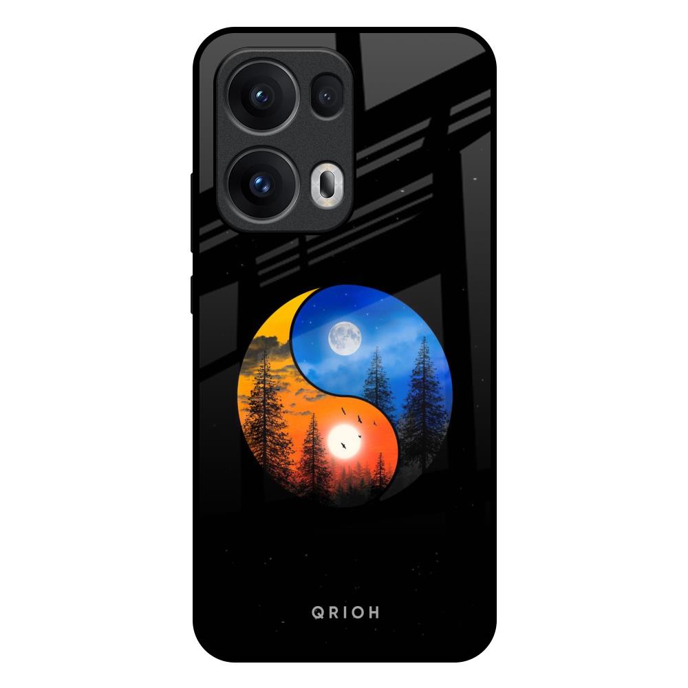 Yin Yang Balance Oppo Reno13 Pro 5G Glass Back Cover Online