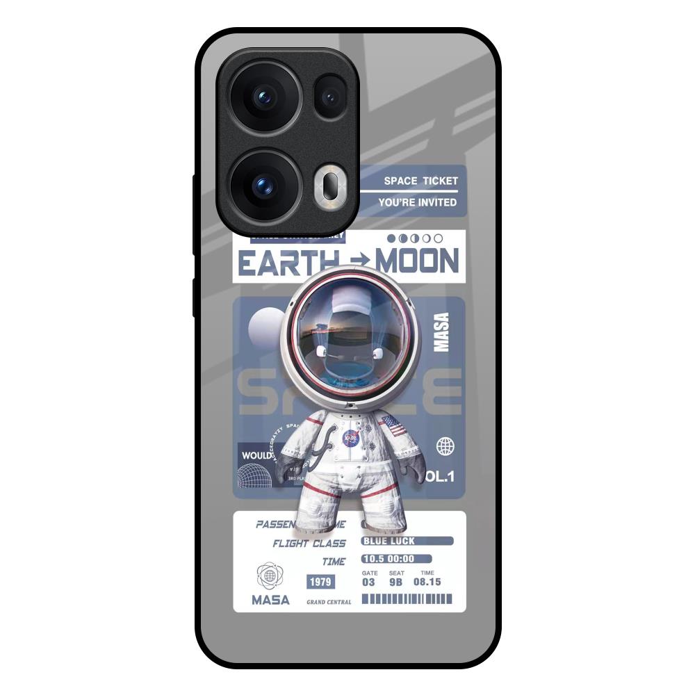Space Flight Pass Oppo Reno13 Pro 5G Glass Back Cover Online