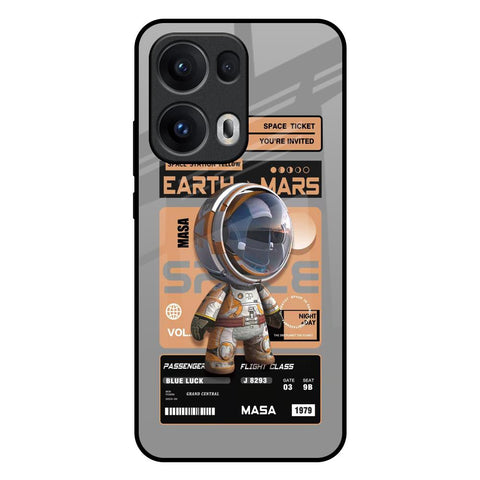 Space Ticket Oppo Reno13 Pro 5G Glass Back Cover Online