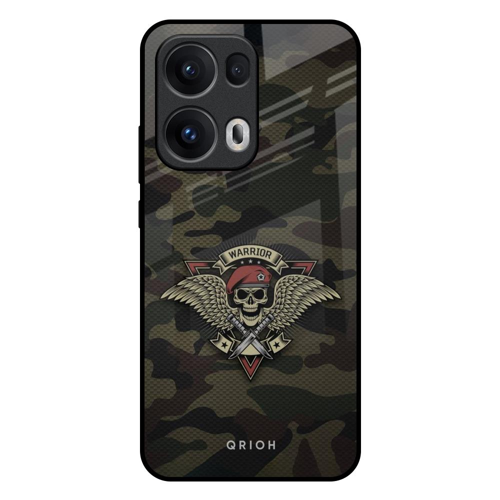 Army Warrior Oppo Reno13 Pro 5G Glass Back Cover Online