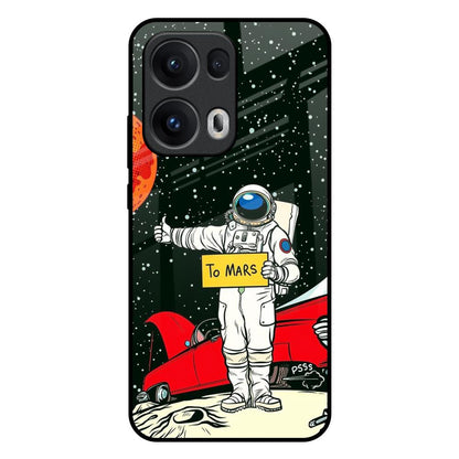Astronaut on Mars Oppo Reno13 Pro 5G Glass Back Cover Online