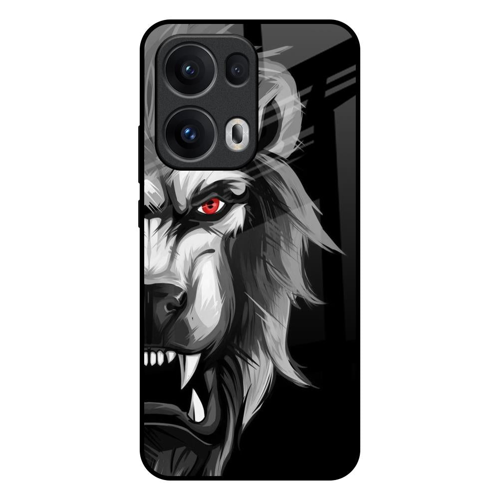 Wild Lion Oppo Reno13 Pro 5G Glass Back Cover Online