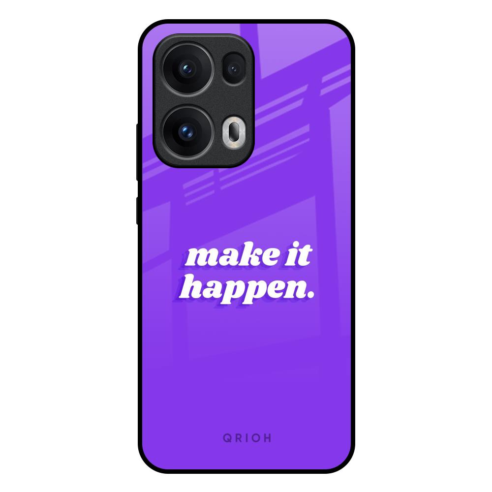 Make it Happen Oppo Reno13 Pro 5G Glass Back Cover Online