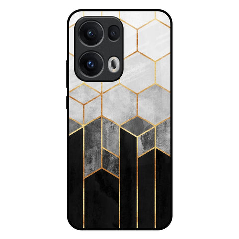 Tricolor Pattern Oppo Reno13 Pro 5G Glass Back Cover Online