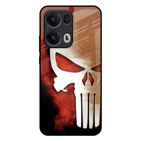 Red Skull Oppo Reno13 Pro 5G Glass Back Cover Online