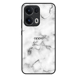 Satin White Marble Oppo Reno13 Pro 5G Glass Back Cover Online