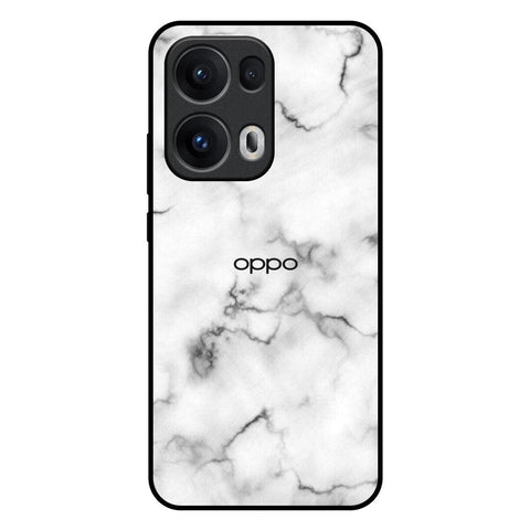 Satin White Marble Oppo Reno13 Pro 5G Glass Back Cover Online