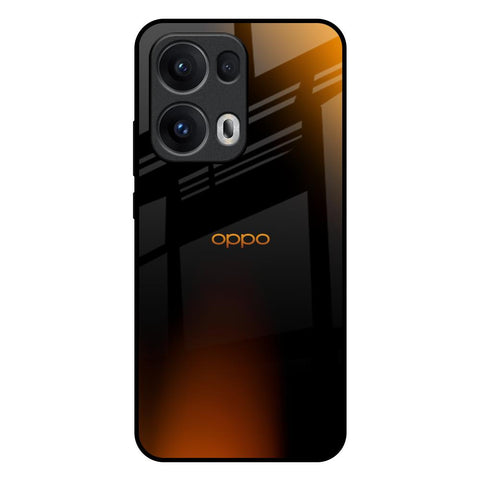 Orange Black Fusion Oppo Reno13 Pro 5G Glass Back Cover Online