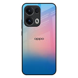 Blue & Pink Ombre Oppo Reno13 Pro 5G Glass Back Cover Online