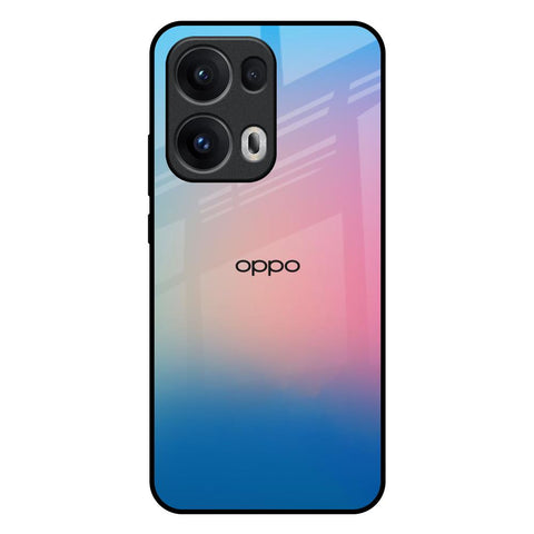 Blue & Pink Ombre Oppo Reno13 Pro 5G Glass Back Cover Online