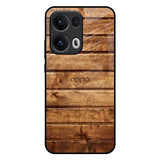 Wooden Planks Oppo Reno13 Pro 5G Glass Back Cover Online
