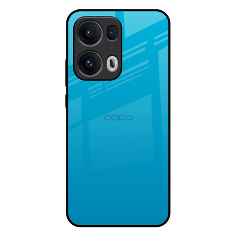 Blue Aqua Oppo Reno13 Pro 5G Glass Back Cover Online