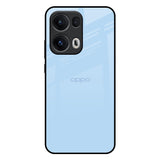 Pastel Sky Blue Oppo Reno13 Pro 5G Glass Back Cover Online