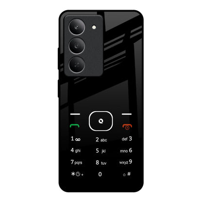 Classic Keypad Pattern Realme 14x 5G Glass Back Cover Online