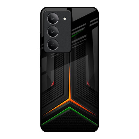 Modern Ultra Chevron Realme 14x 5G Glass Back Cover Online