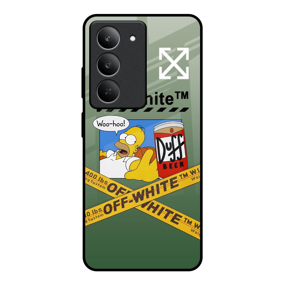 Duff Beer Realme 14x 5G Glass Back Cover Online